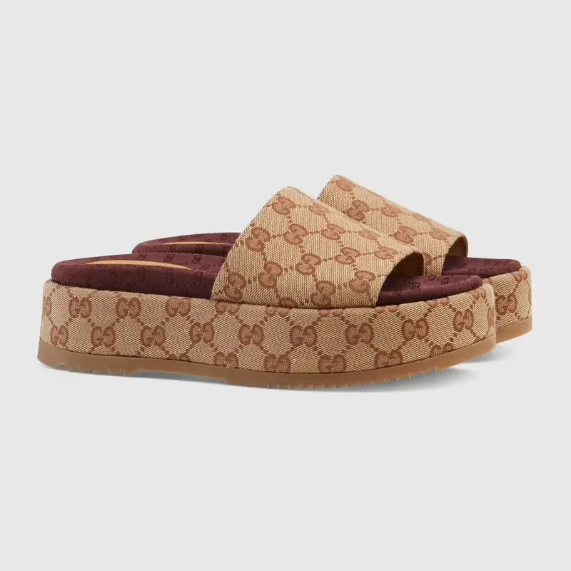 Alternative view of Dép Gucci Women's Original GG Slide Sandal ‎573018-KQW00-8366