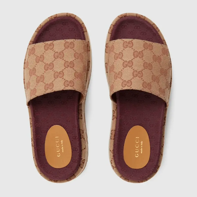 Dép Gucci Women's Original GG Slide Sandal 573018-KQW00-8366 - Ảnh 5