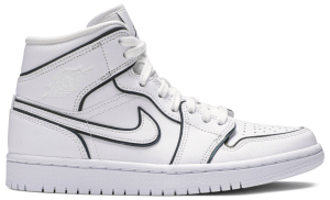 Giày Nike Air Jordan 1 Mid 'Iridescent Reflective White' CK6587-100