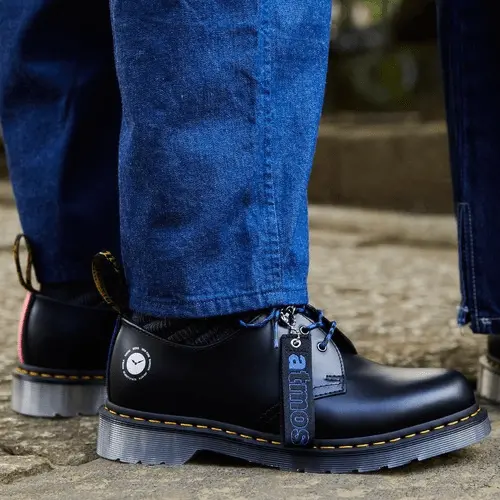 Giày Dr. Martens 1461 Atmos Black Casual Leather 26928001 - Ảnh 3