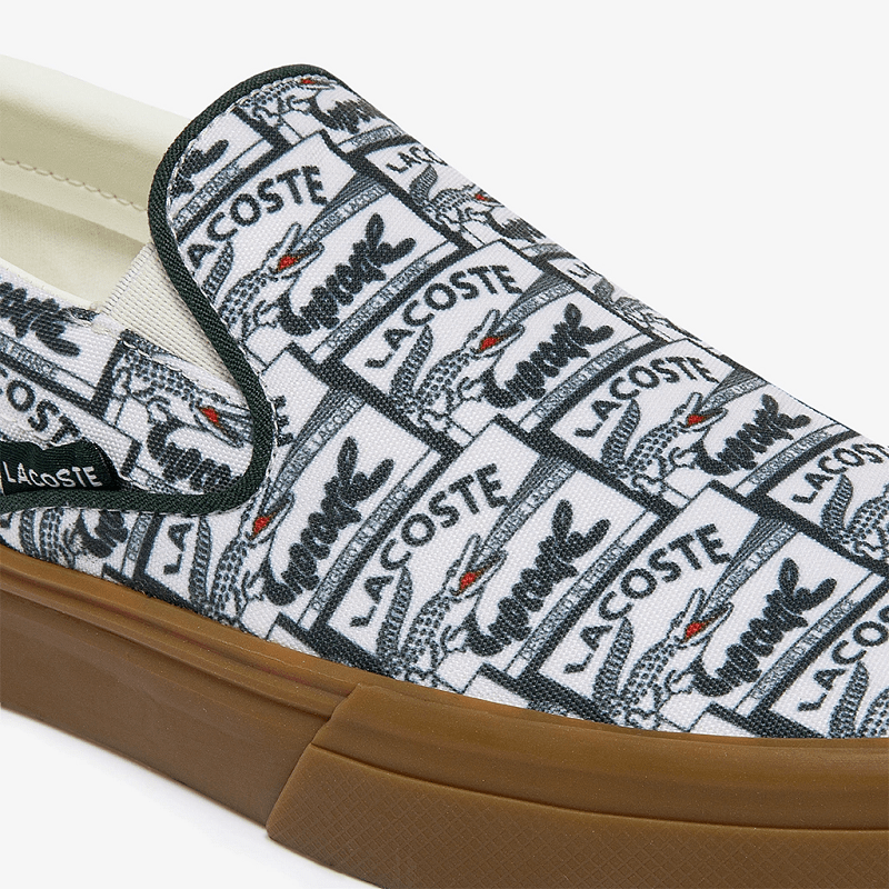 Giày Lacoste Slip On 'Canvas Printed' 7-43CMA0063GRG - Ảnh 6