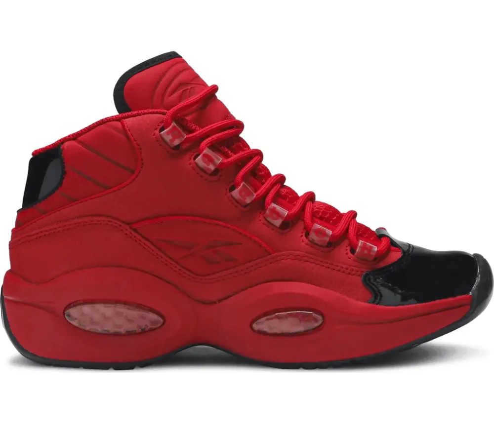 Giày Reebok Question Mid Heart Over Hype 'Red Black' FW5304