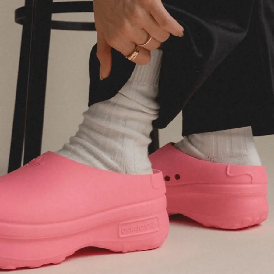 Dép Adidas adiFOM Stan Smith Mule ‘Lucid Pink’ ID9453 - Ảnh 4
