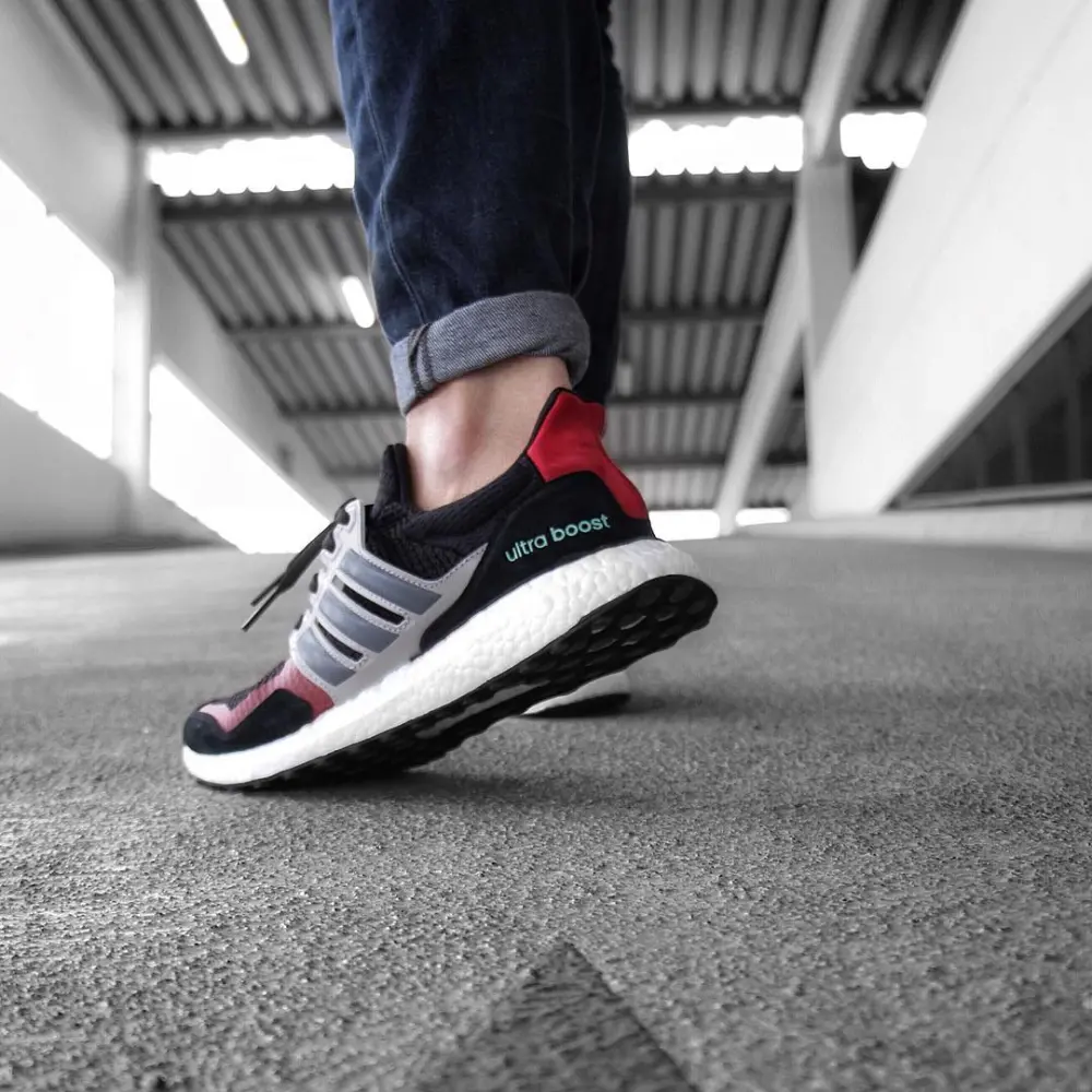 Giày Adidas Ultra Boost S&L Black Red Blue EF1360 - Ảnh 5