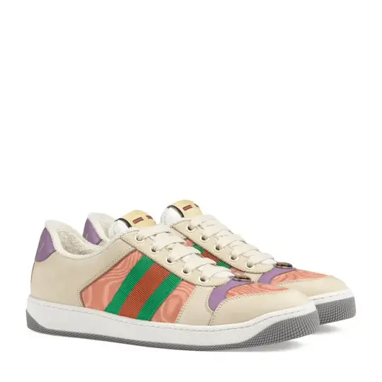 Alternative view of Giày Gucci Wmns Screener 'Pink Green Orange' 577684-9W880-2596