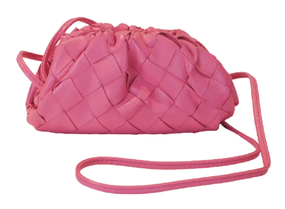 Túi Bottega Veneta Pink Leather Shoulder Bag 577816-VCPP1-5632