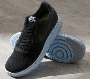 Alternative view of Giày Nike Air Force 1 Crater Flyknit 'Black Chambray Blue' DC4831-001