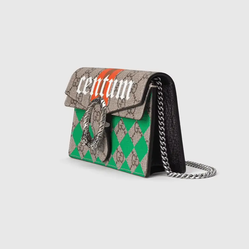 Túi Gucci Dionysus Super Mini GG Supreme Canvas 476432-UQHFN-8666 - Ảnh 4