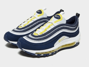Alternative view of Giày Nike Air Max 97 'Navy Yellow' BQ7551-102