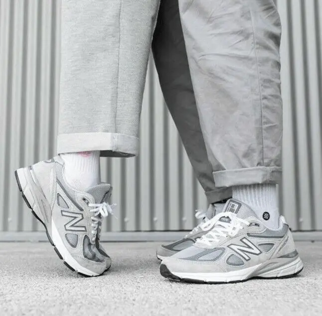 Alternative view of Giày New Balance 990v5 Big Kid ‘Castlerock’ GC990GL5