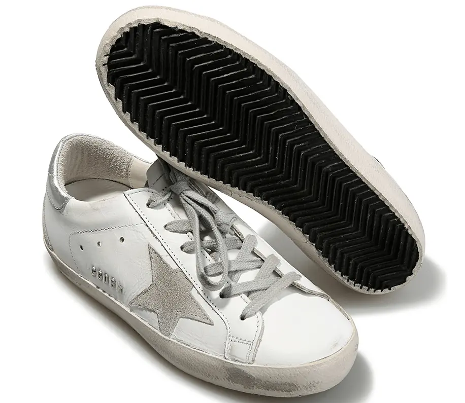 Alternative view of Giày Golden Goose Wmns Super Star 'White Silver' GCOWS590-W77