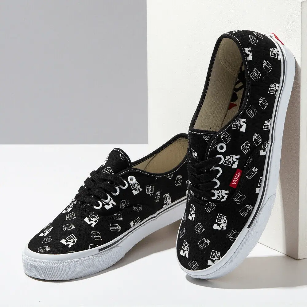 Giày Vans X Kazuki Kuraishi Authentic Skate Shoes Sneakers Black VN0A5HZS6UT - Ảnh 5