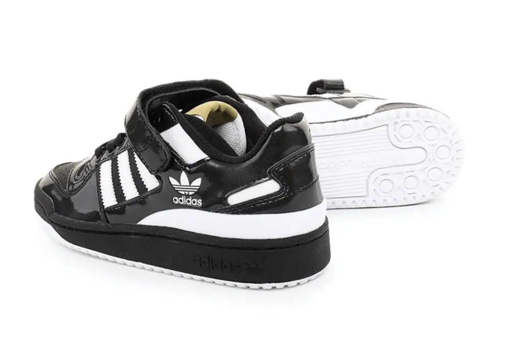 Alternative view of Giày Adidas Forum Low 'Black Patent' BY4155