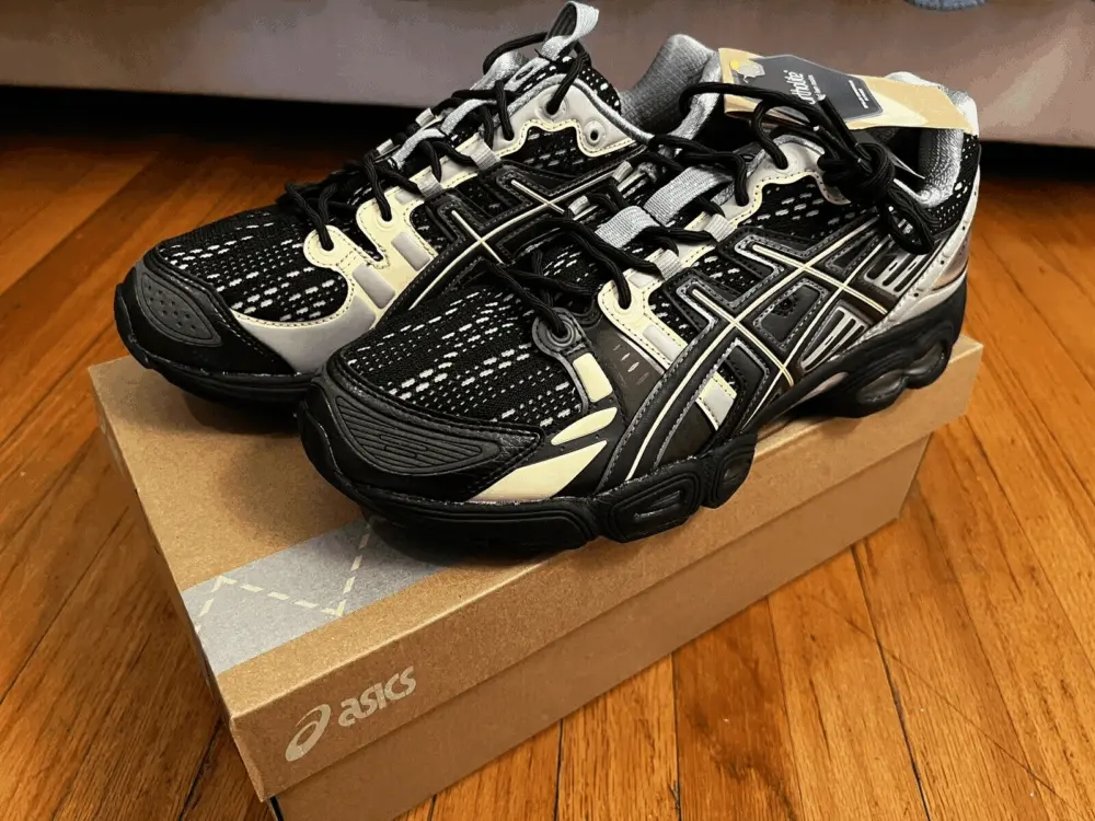 Giày Asics UB5-S Gel-Nimbus 9 'Black Gunmetal' 1201A656-001 - Ảnh 6