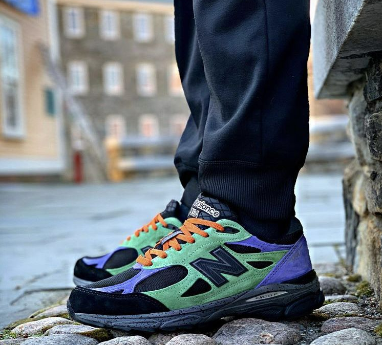 Giày New Balance Stray Rats x 990v3 Made in USA ‘The Joker’ M990SK3 - Ảnh 2