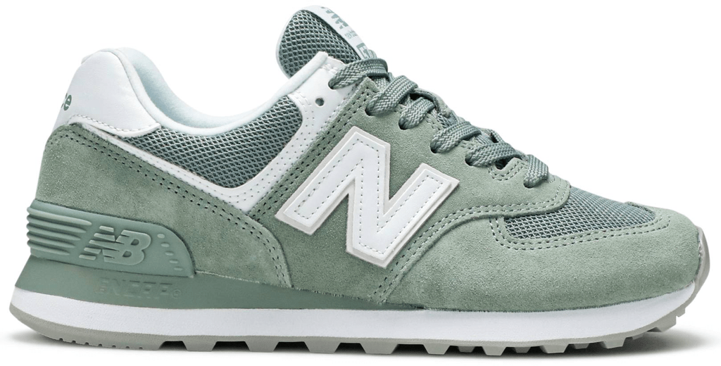 Giày New Balance Wmns 574 'Green White' WL574OAD