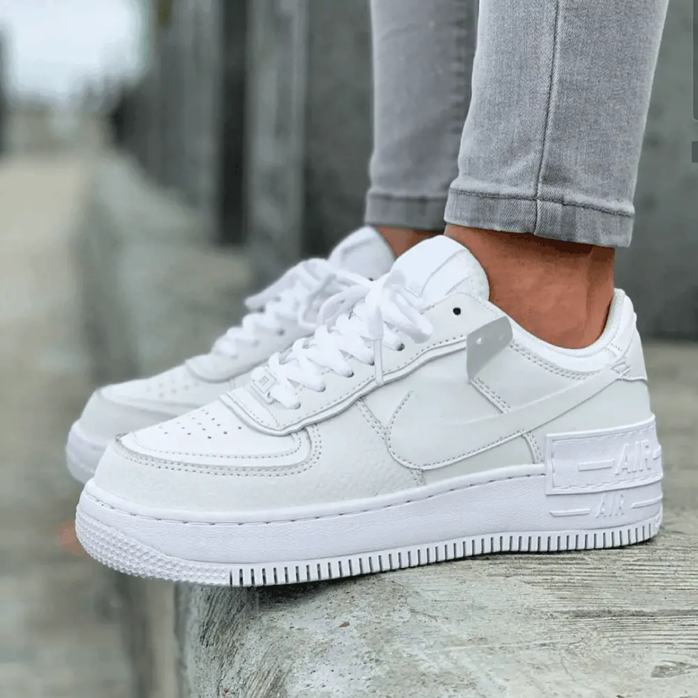 Alternative view of Giày Nike Air Force 1 Shadow 'Triple White' CI0919-100
