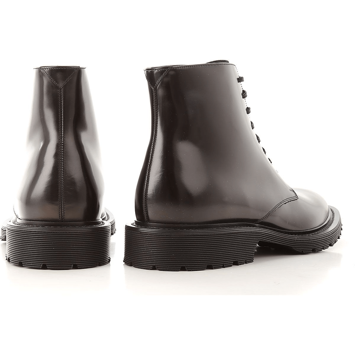 Giày Saint Laurent Army Smooth Leather Laced Boot 'Black' 6323641Y0001000 - Ảnh 3