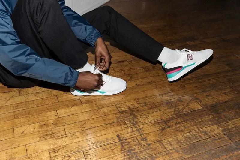 Giày New Balance X90 'White Teal' MSC90CRA - Ảnh 4