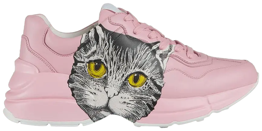 Giày Gucci Wmns Rhyton 'Mystic Cat - Light Pink' 583337-DRW00-5823