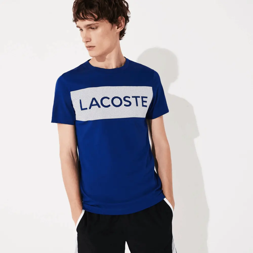 Alternative view of Áo Lacoste Sport Printed T-Shirt Blue TH4865-EMJ