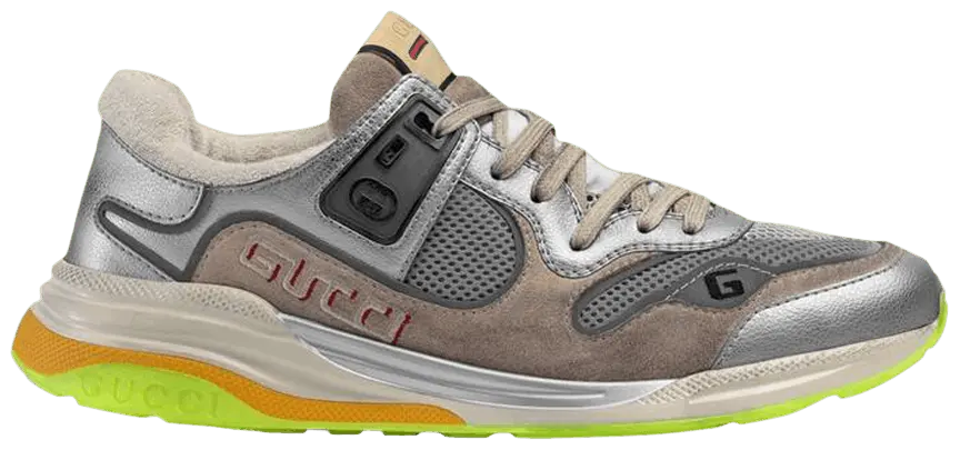 Giày Gucci Ultrapace Silver Metallic 587242-HQK20-8166