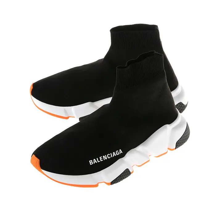 Alternative view of Giày Balenciaga Wmns Speed Trainer 'Black Orange'  587280 W1704 1917
