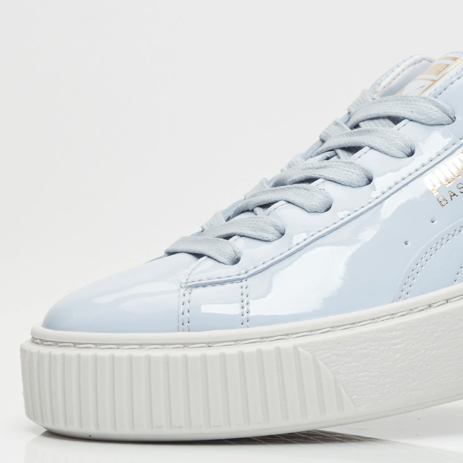Giày Puma Basket Platform Patent Halogen Blue 363314-01 - Ảnh 5