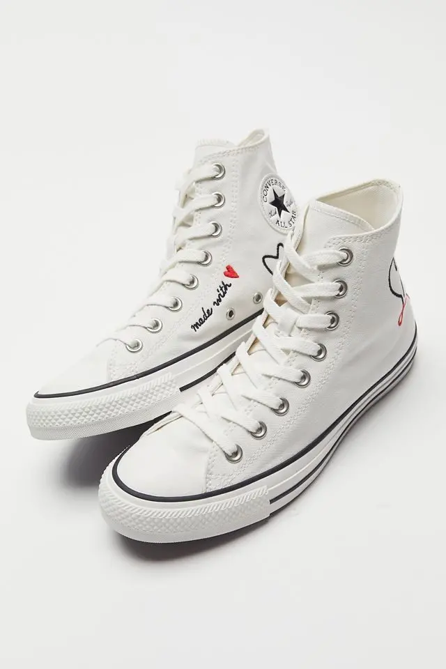 Giày Converse Chuck Taylor All Star High 'Made with Love - White' 171159F - Ảnh 3