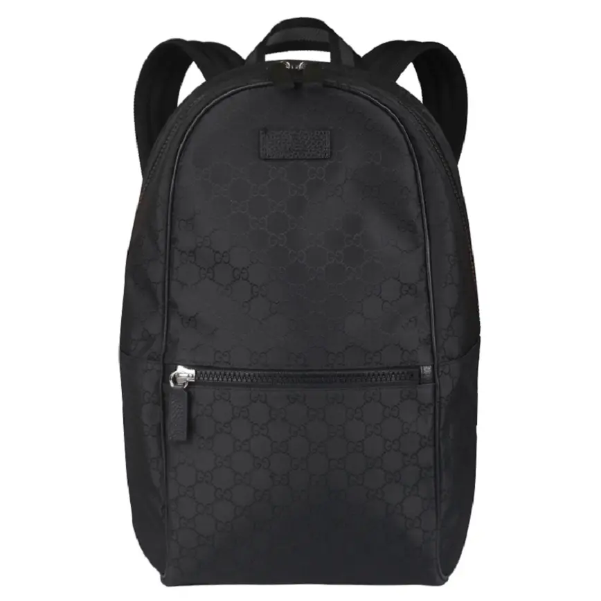 Balo Gucci Outlet Backpack GG Pattern Nylon Black 449181 G1XYN 8615