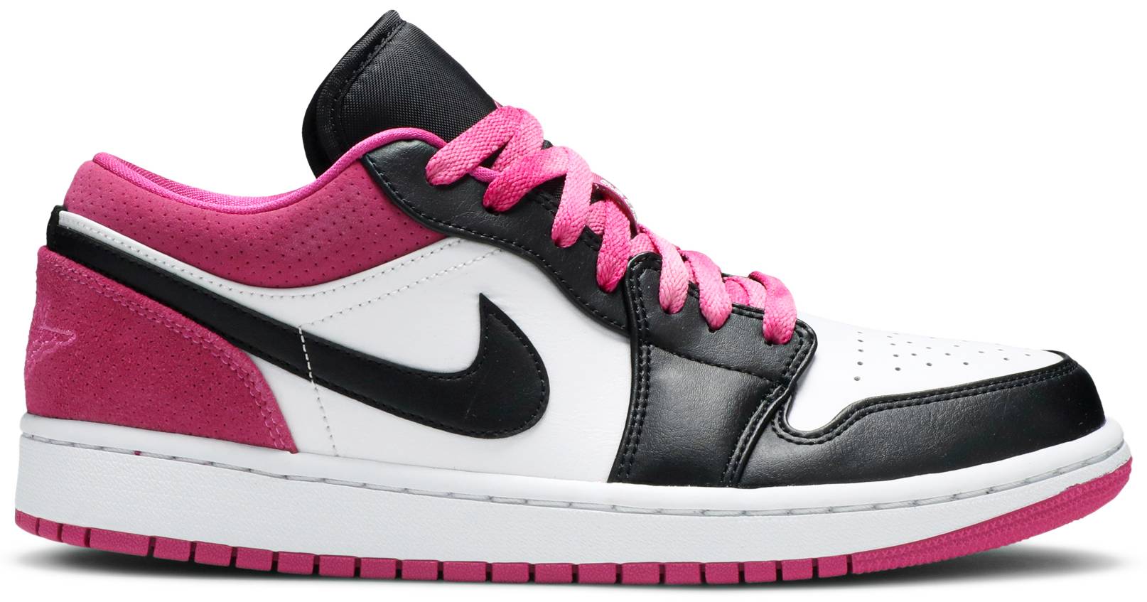 Giày Nike Air Jordan 1 Low Black Active Fuchsia CK3022-005