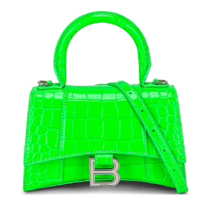 Túi Balenciaga Ladies XS Hourglass 'Fluo Green' 592833-1LR6Y-3810