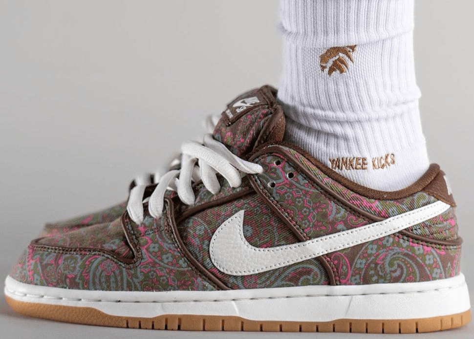 Giày Nike Dunk Low Pro Premium SB 'Paisley' DH7534-200 - Ảnh 4
