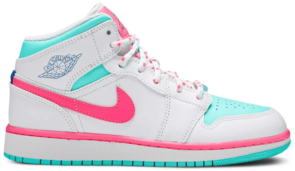 Giày Nike Air Jordan 1 Mid GS 'Digital Pink' 555112-102