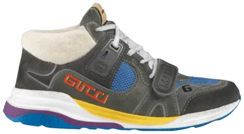Giày Gucci Ultrapace Mid 'Black Grey' 598132-0PVW0-1260