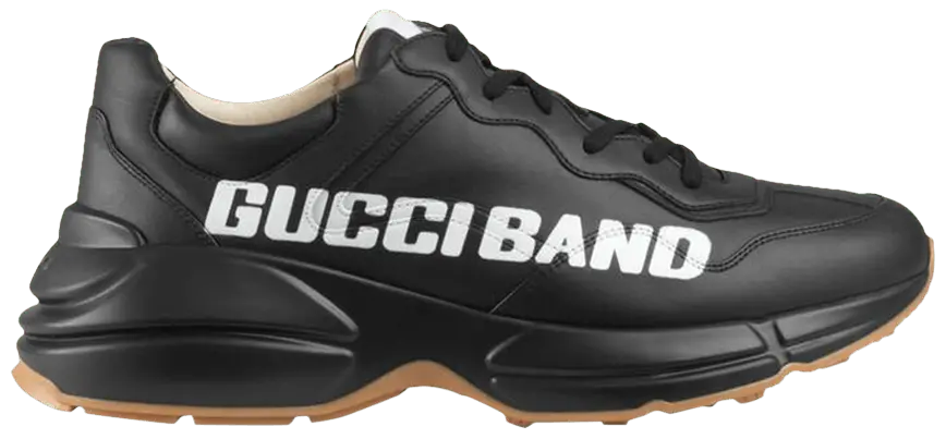 Giày Gucci Rhyton 'Gucci Band - Black' 599145 DRW00 1000