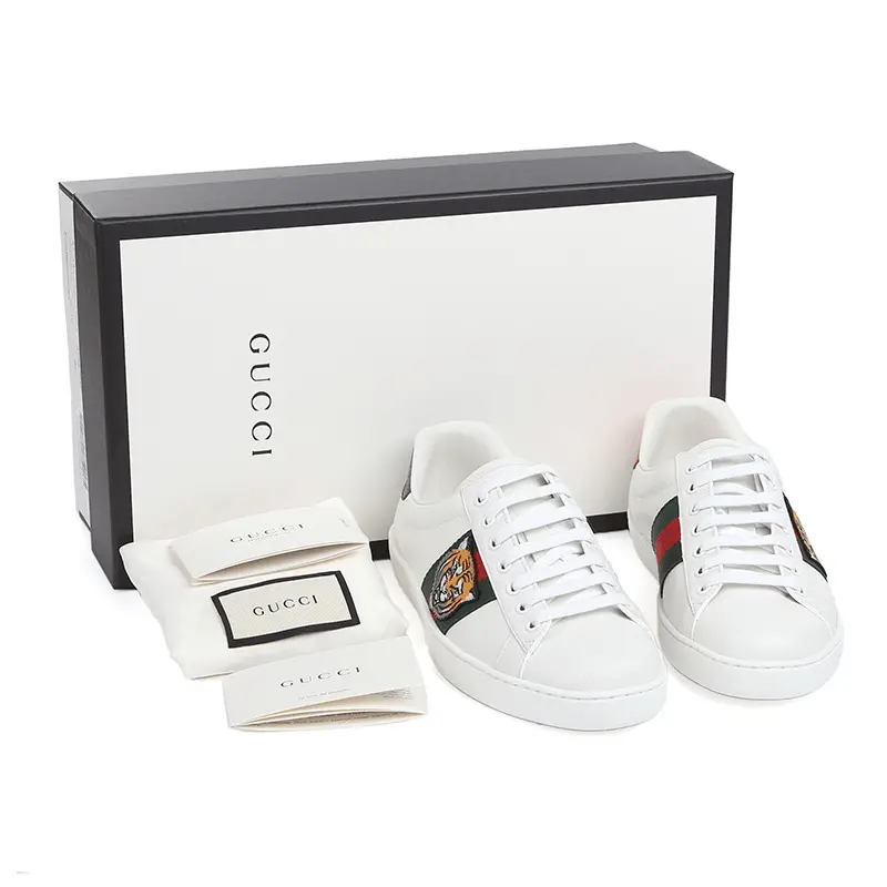 Giày Gucci Ace Embroidered 'Tiger' 457132-A38G0-9064 - Ảnh 4