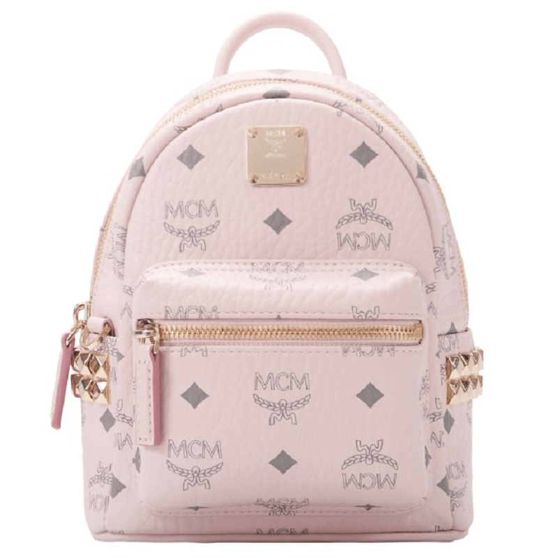 Balo MCM Stark Studs Backpack Visetos 'Pink' MMKAAVE13QH001