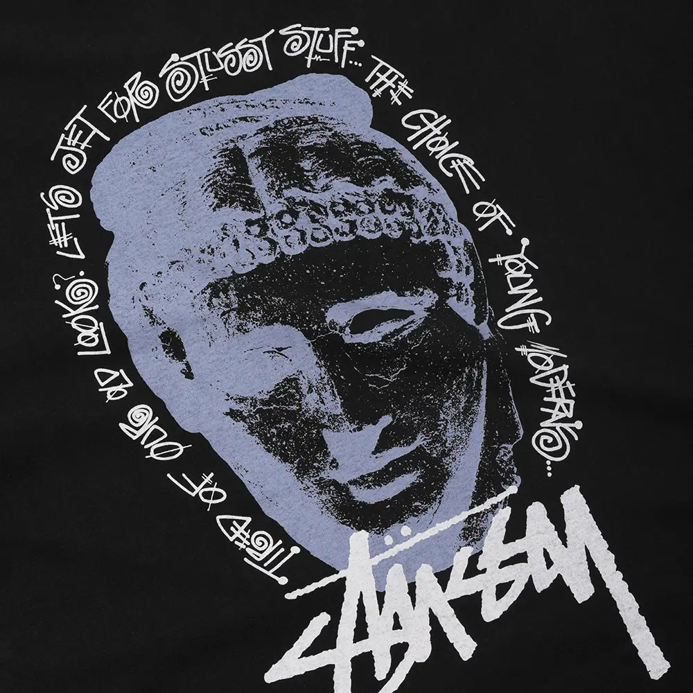 Áo Stussy Big Hippo T-shirt 'Black' - Ảnh 6