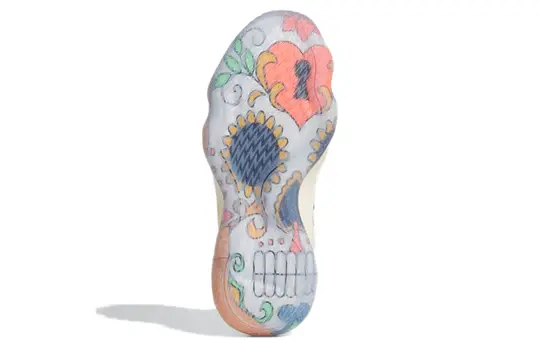 Giày Adidas Dame 7 Extply day Of The Dead 'Cream White' GW3832 - Ảnh 7