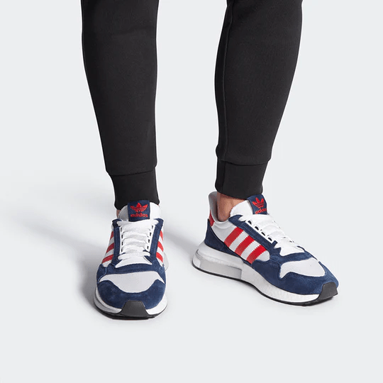 Giày Adidas ZX500 RM Boost 'Navy Multi' F36912 - Ảnh 5