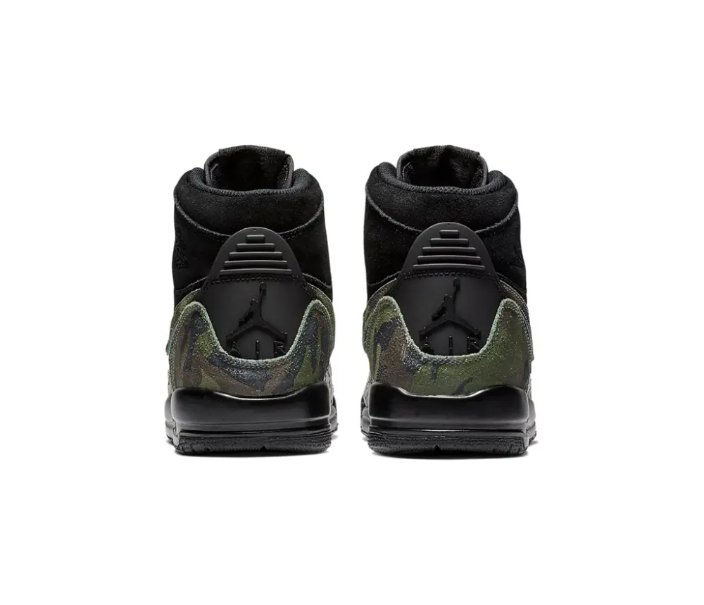 Giày Nike Jordan Legacy 312 GS 'Black Camo Green' AT4040-003 - Ảnh 3