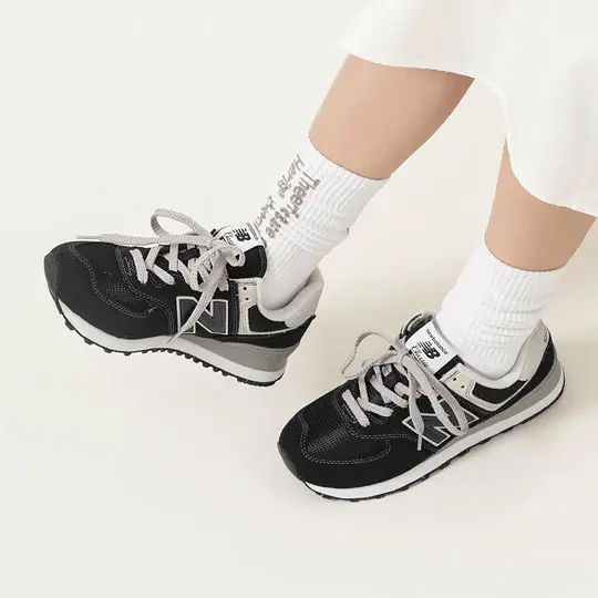 Giày New Balance ML574 EVB 'Black' ML574EVB - Ảnh 4