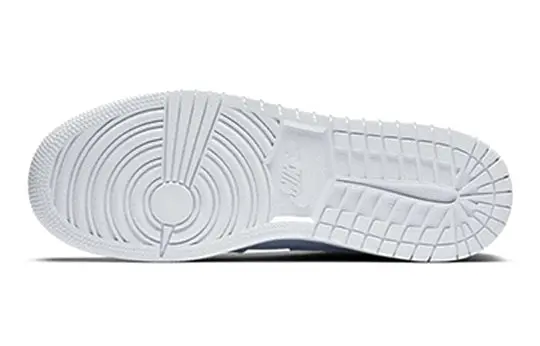 Giày Nike Air Jordan 1 Mid 'Canvas Ice Blue' 554725-425 - Ảnh 5
