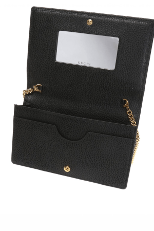 Alternative view of Túi Gucci GG Marmont Leather Mini Chain Bag 497985 CAO0G 1000