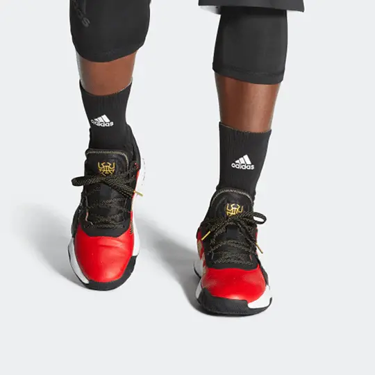 Alternative view of Giày Adidas D.O.N. Issue #1 GCA 'Black Scarlet' EF9966