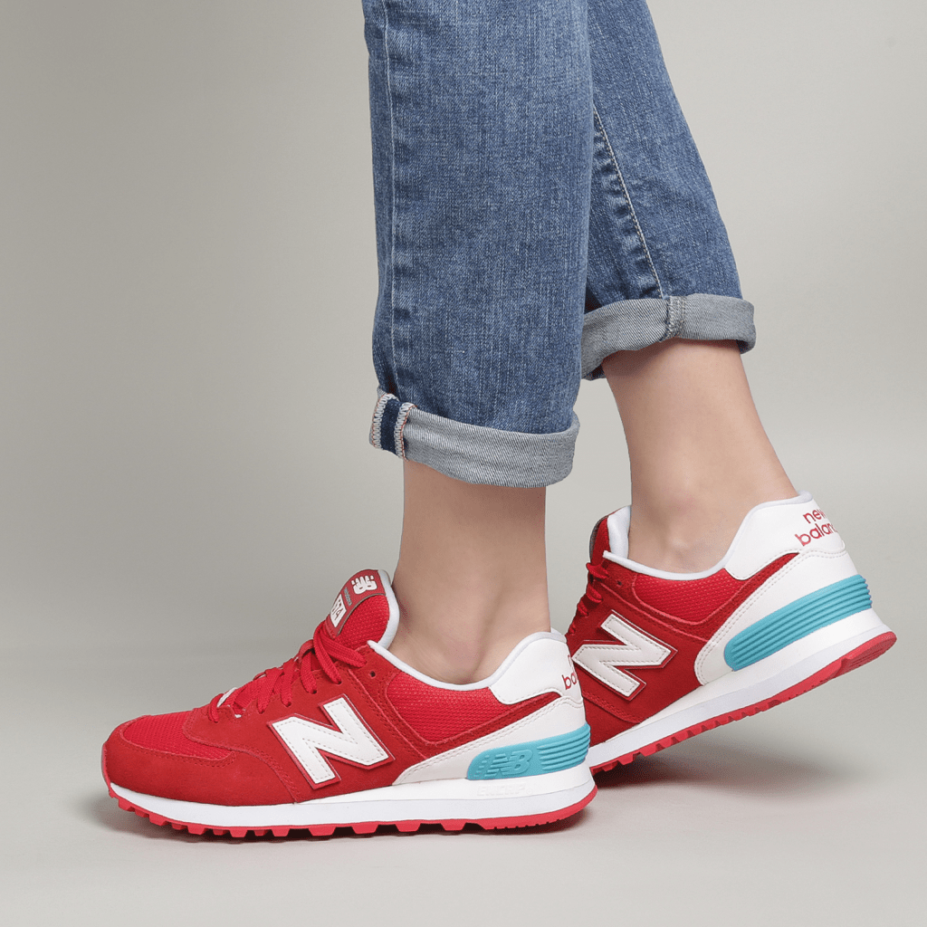 Giày New Balance 574 'Red' WL574CNC - Ảnh 4
