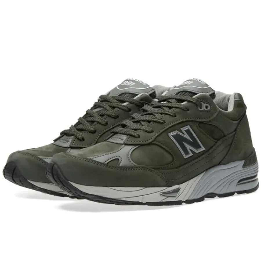 Giày New Balance 991 Made in England ‘Dark Green’ M991SDG - Ảnh 4