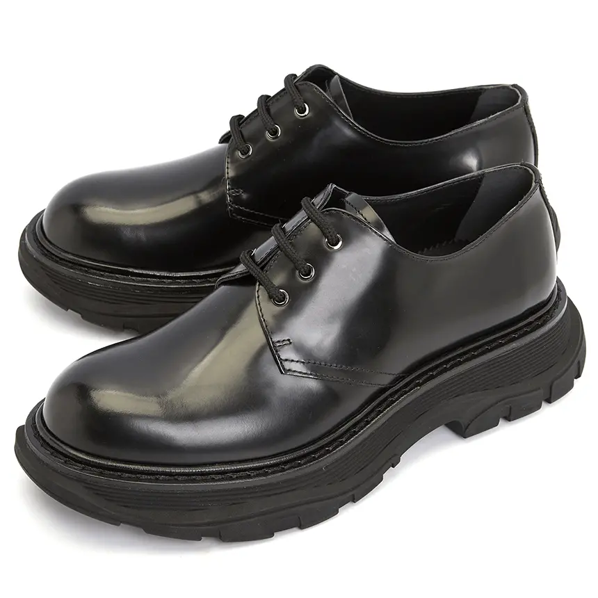 Giày Alexander Mcqueen Tread 'Black' 604255-WHZ80-1000 - Ảnh 4