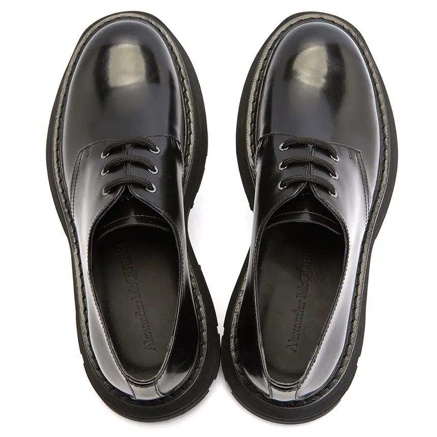 Giày Alexander Mcqueen Tread 'Black' 604255-WHZ80-1000 - Ảnh 3